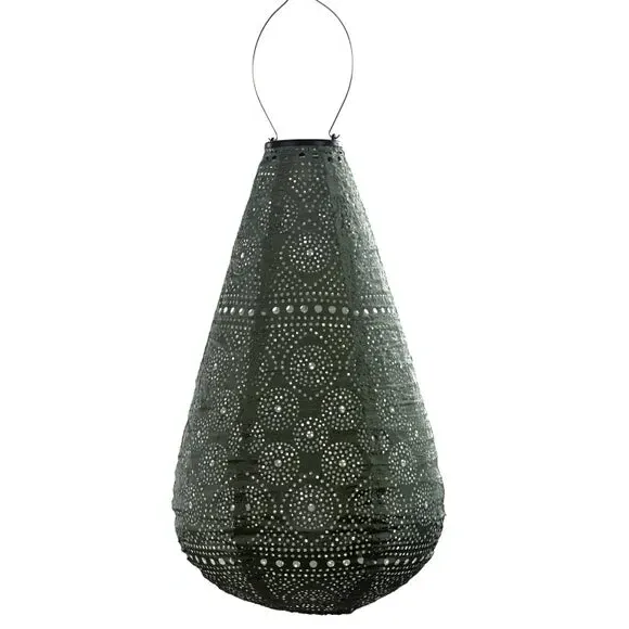 Solar Lantern with Hook - Sage, Tyvek