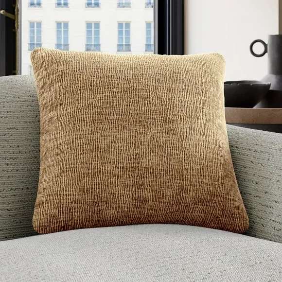 Custom Cushion Cover - Brown, Polyester