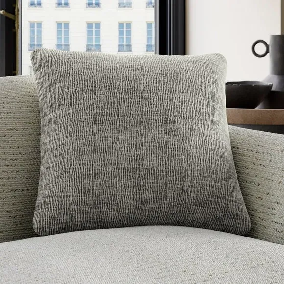 Custom Cushion Cover - Silver, Polyester