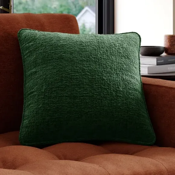Custom Cushion Cover Textured - Forest, Chenille