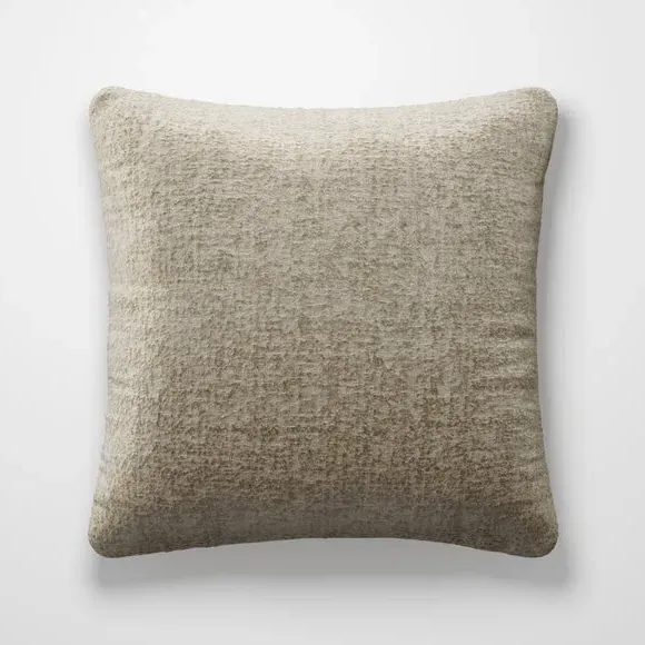 Custom Cushion Cover Textured - Mushroom, Chenille