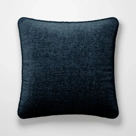 Custom Cushion Cover Textured - Navy, Chenille