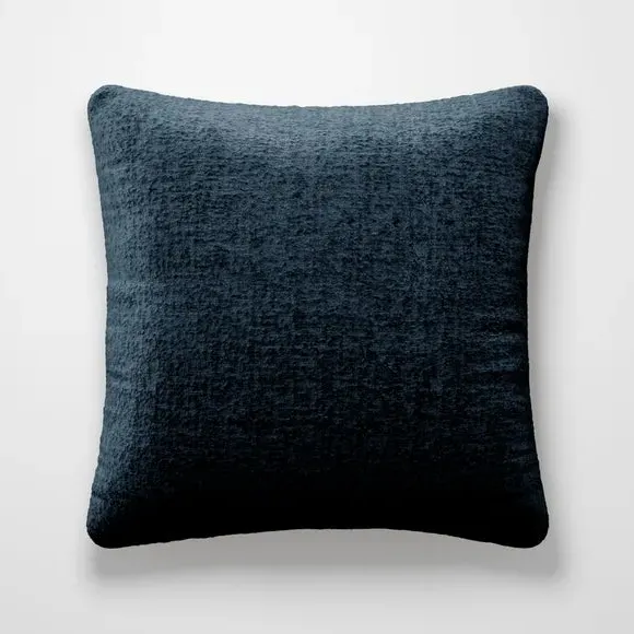 Custom Cushion Cover Textured - Navy, Chenille