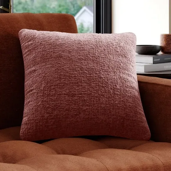 Custom Cushion Cover Textured - Rose, Chenille