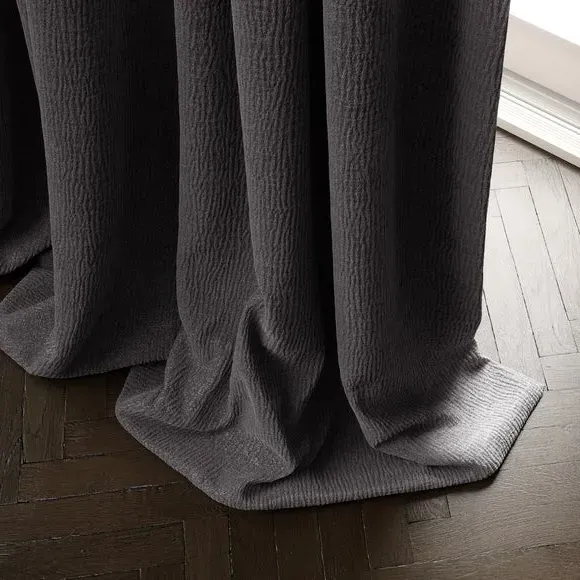 Made to Measure Curtains - Black, Polyester