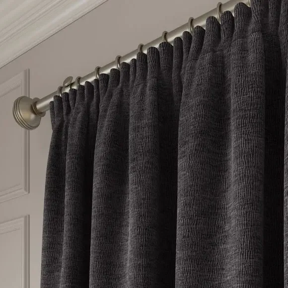 Made to Measure Curtains - Black, Polyester