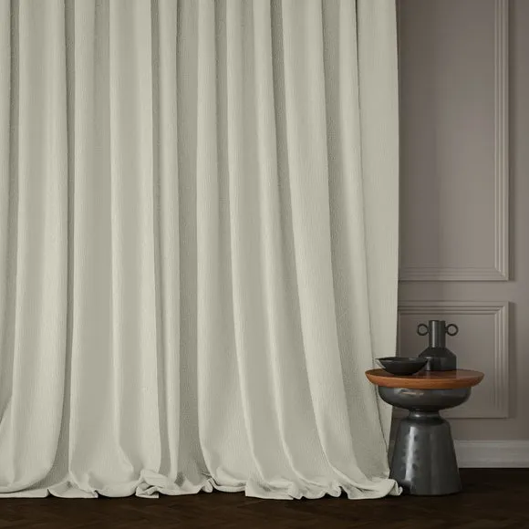 Made to Measure Curtains - Ivory, Polyester
