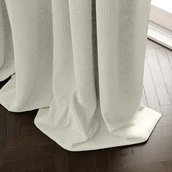 Made to Measure Curtains - Ivory, Polyester
