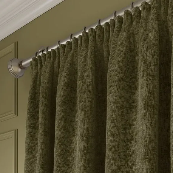 Made to Measure Curtains - Olive, Polyester