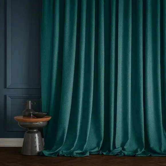Made to Measure Curtains - Peacock, Polyester