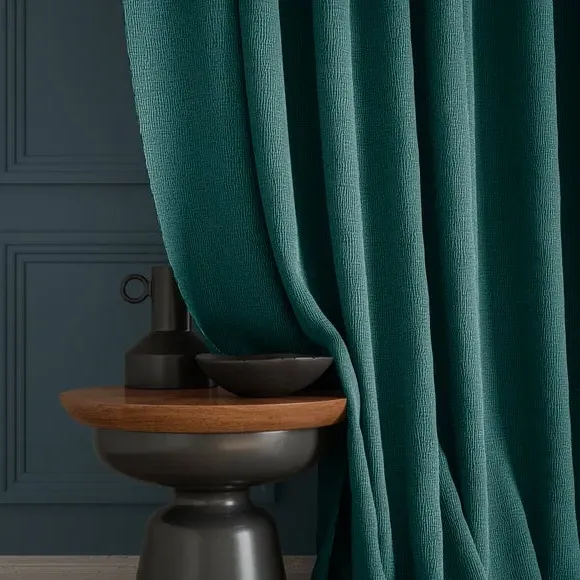 Made to Measure Curtains - Peacock, Polyester
