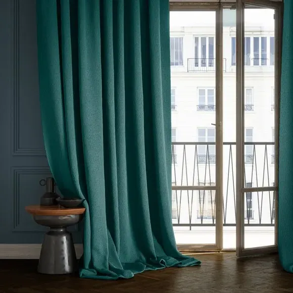 Made to Measure Curtains - Peacock, Polyester