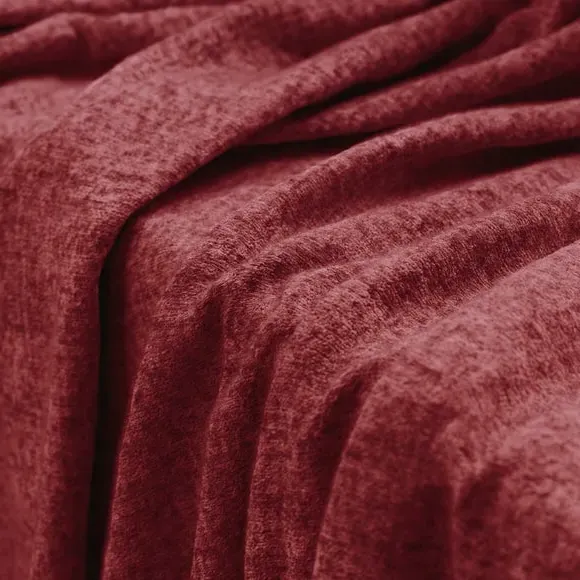 Made to Measure Curtains Textured - Burgundy, Chenille