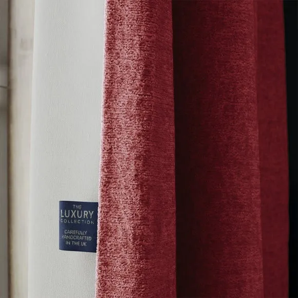 Made to Measure Curtains Textured - Burgundy, Chenille