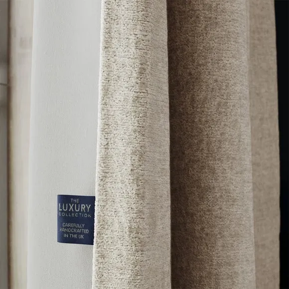 Made to Measure Curtains Textured - Mushroom, Chenille