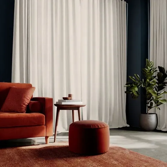 Made to Measure Curtains Textured - Pearl, Chenille