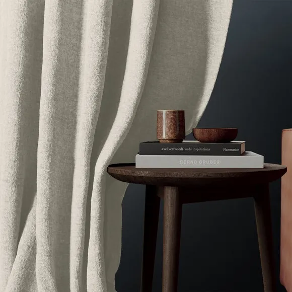 Made to Measure Curtains Textured - Pearl, Chenille