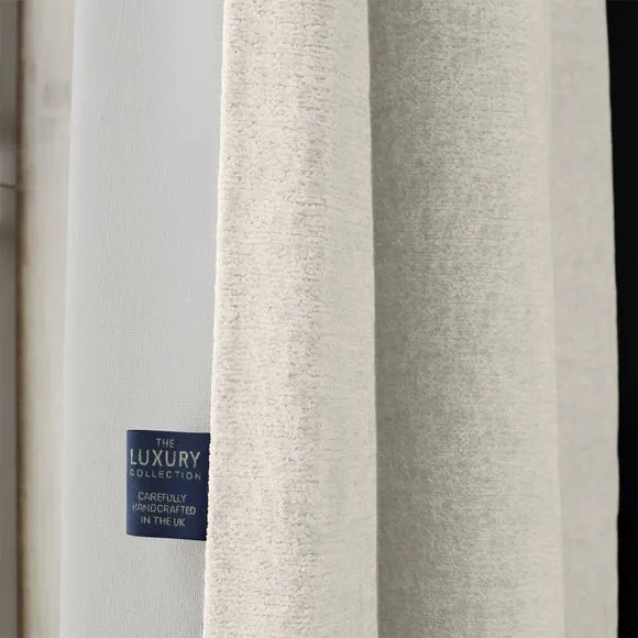 Made to Measure Curtains Textured - Pearl, Chenille