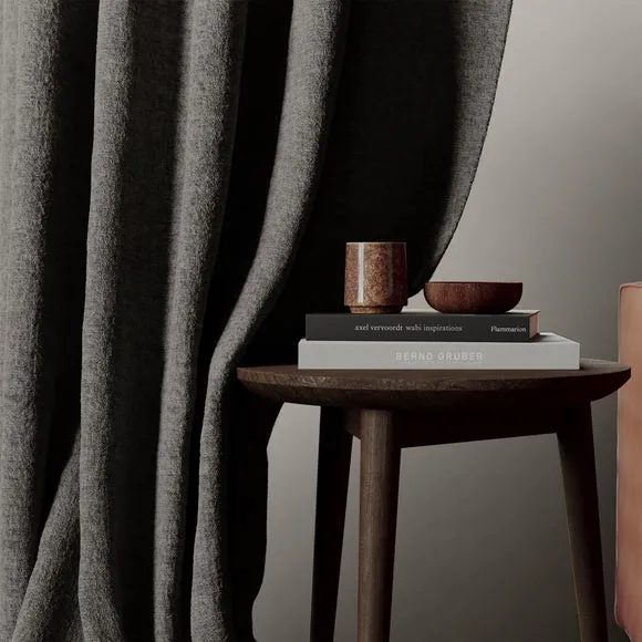 Made to Measure Curtains Textured - Steel, Chenille