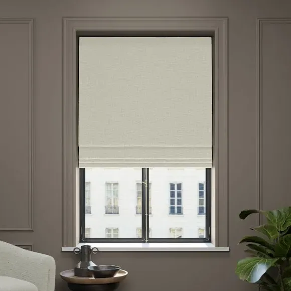 Made to Measure Roman Blind - Ivory, Polyester