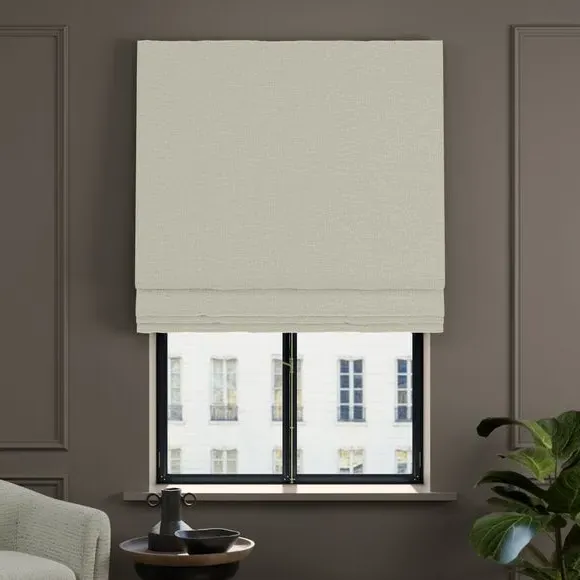 Made to Measure Roman Blind - Ivory, Polyester
