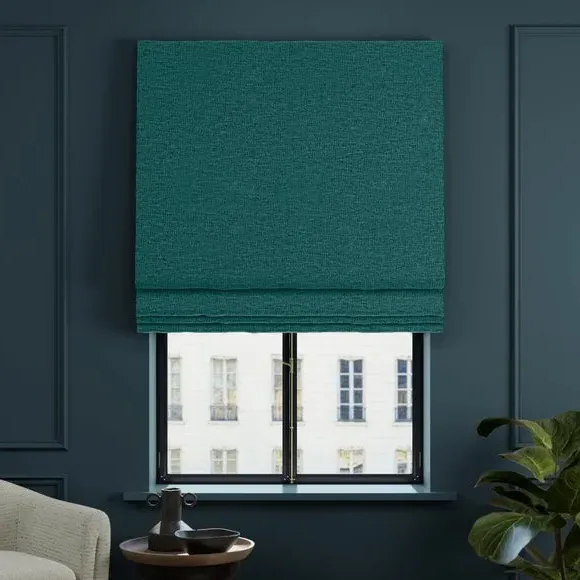 Made to Measure Roman Blind - Peacock, Polyester