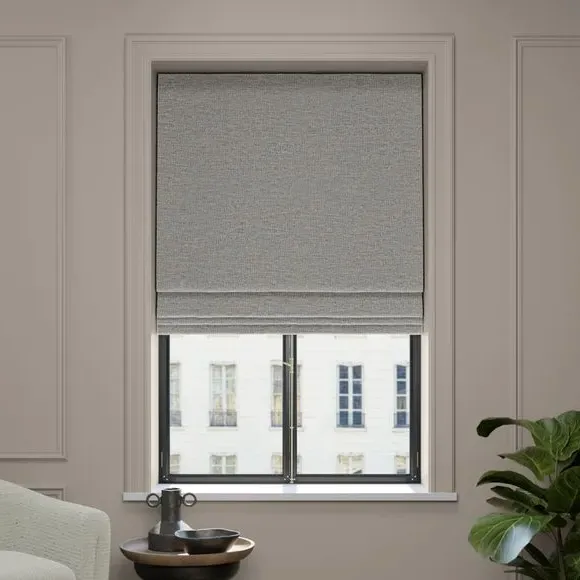 Made to Measure Roman Blind - Silver, Polyester