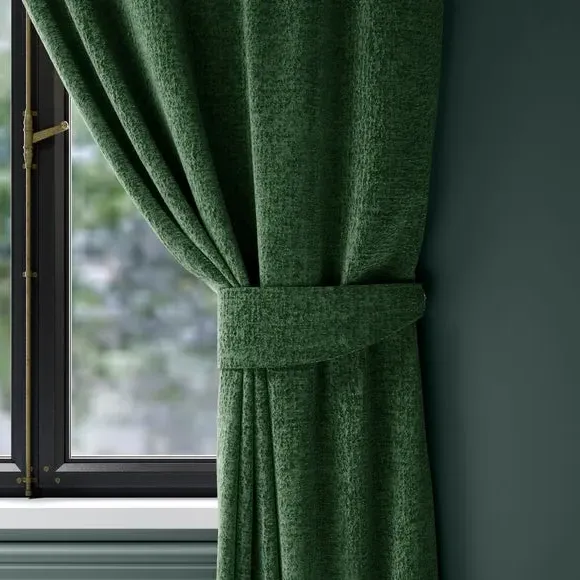 Textured Curtain Tieback - Forest, Chenille