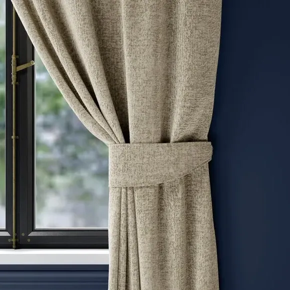 Textured Curtain Tieback - Mushroom, Chenille
