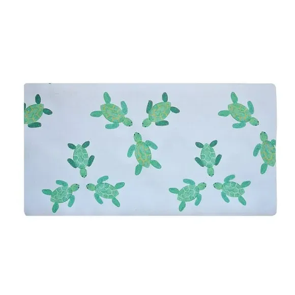Bath Mat with Turtle Design - Multicolor image