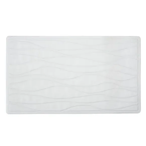 Ripple Bath Mat Ultra Safe Design - White image