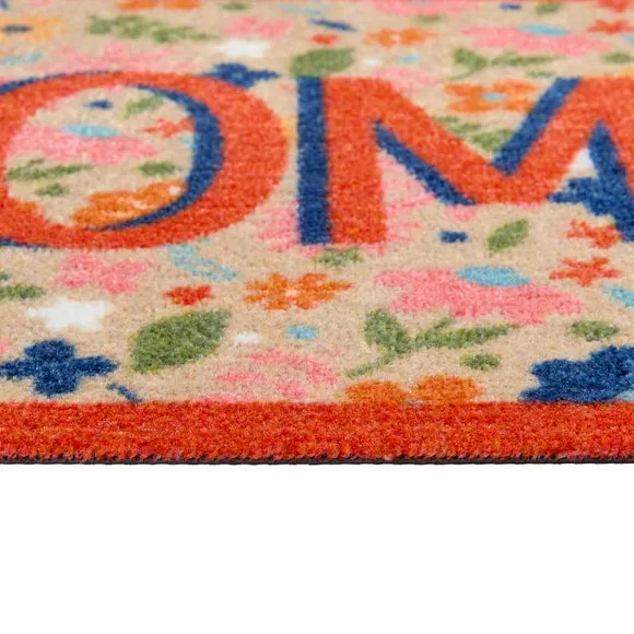 Floral Doormat Washable - Marvel, Recycled