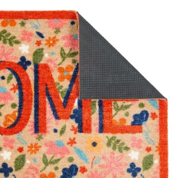 Floral Doormat Washable - Marvel, Recycled