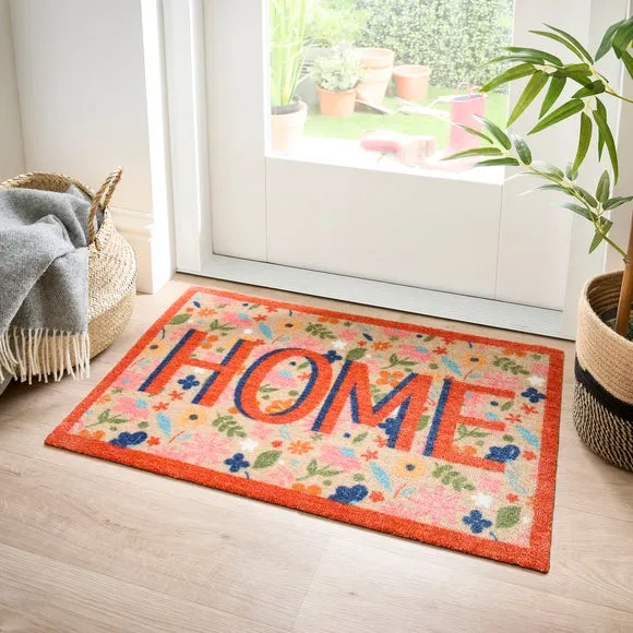 Floral Doormat Washable - Marvel, Recycled