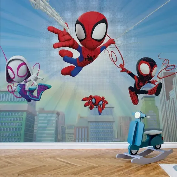 Kids Wall Mural - Multicolor, Non-Woven