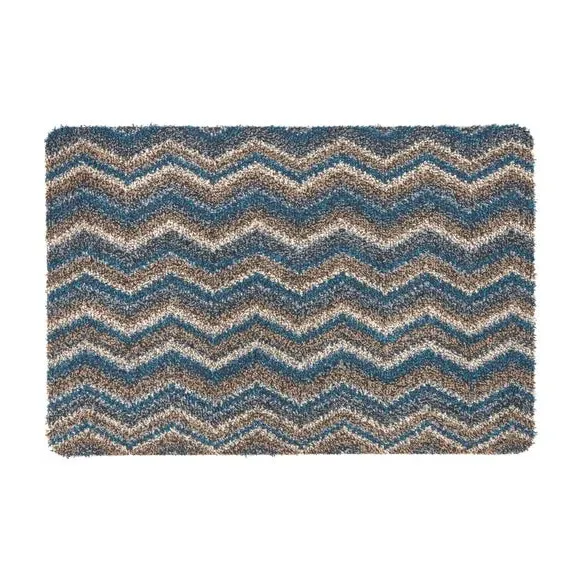 Doormat Anti-Slip - Indigo, Recycled Cotton image