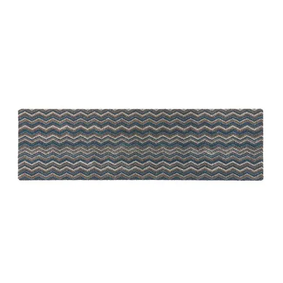 Runner Doormat Anti-Slip - Indigo, Cotton