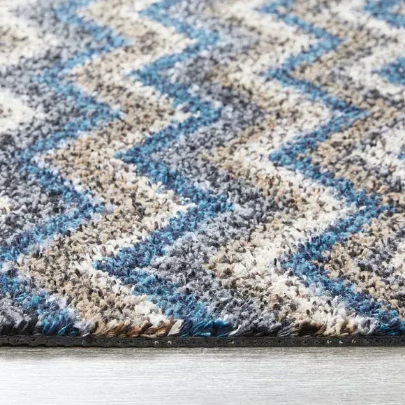 Runner Doormat Anti-Slip - Indigo, Cotton