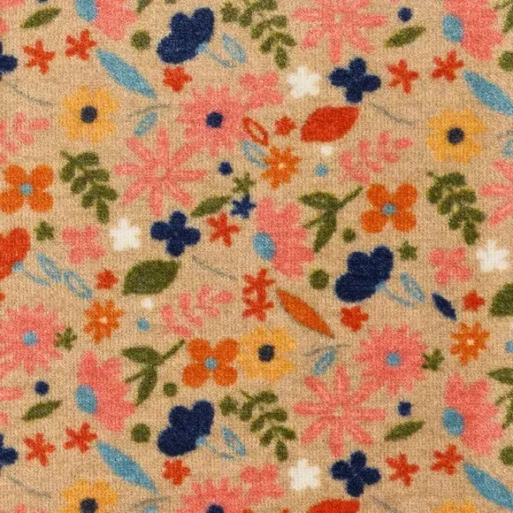 Printed Washable Runner - Floral