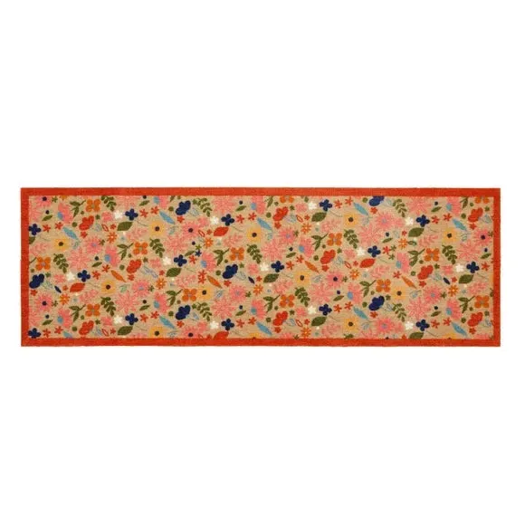 Printed Washable Runner - Floral