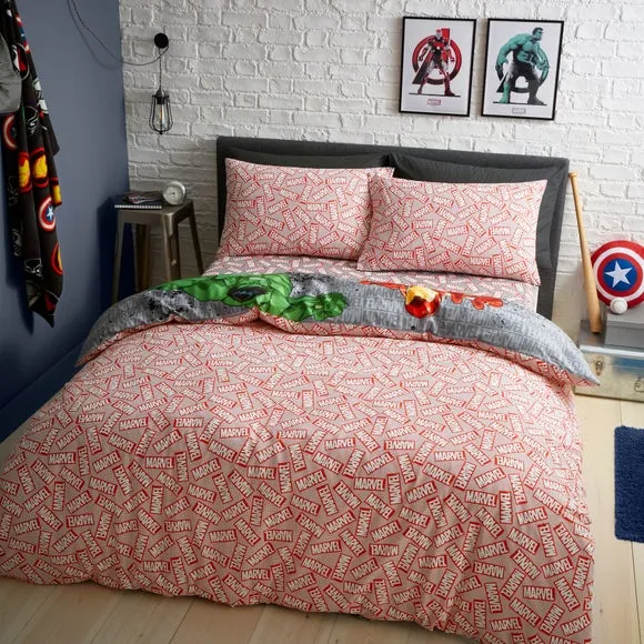 Reversible Duvet Cover Set - Multicolor, Cotton
