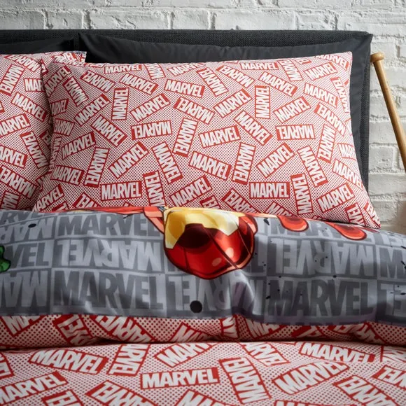 Reversible Duvet Cover Set - Multicolor, Cotton