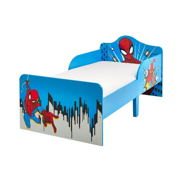Toddler Bed with Graphics - Blue