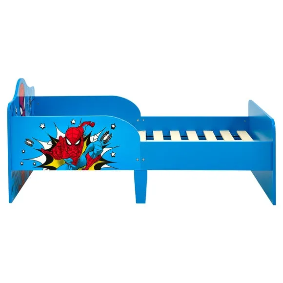 Toddler Bed with Graphics - Blue