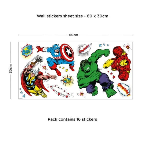 Wall Stickers with Comic Characters - Multicolor
