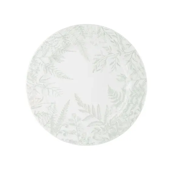 12 Piece Dinner Set Botanical - White, Bone China