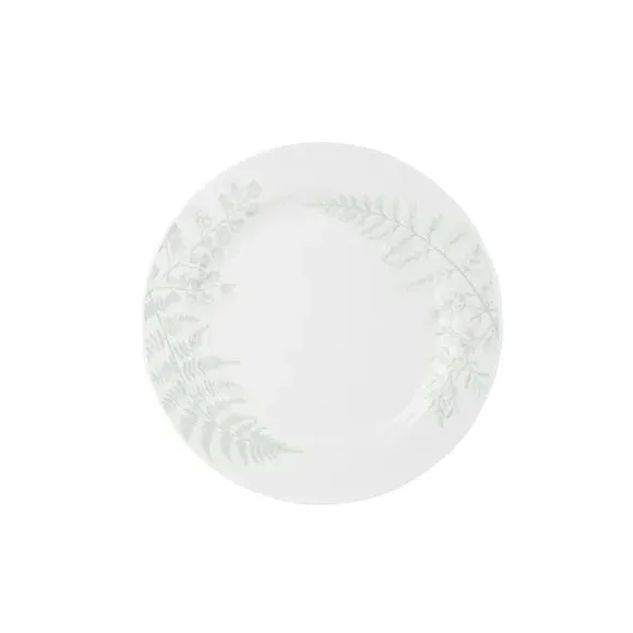 12 Piece Dinner Set Botanical - White, Bone China