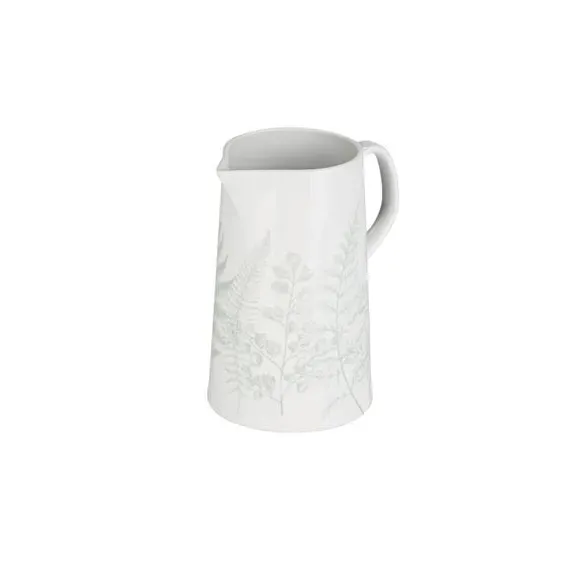 Botanical Pitcher Jug - White, Bone China image