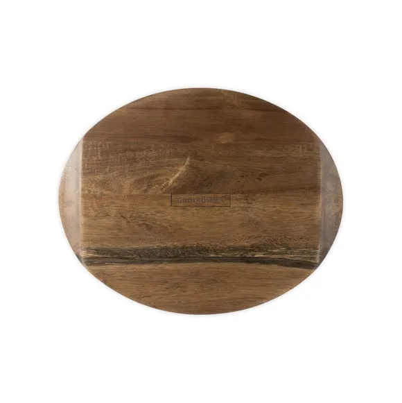 Oval Serving Board - Brown, Acacia Wood