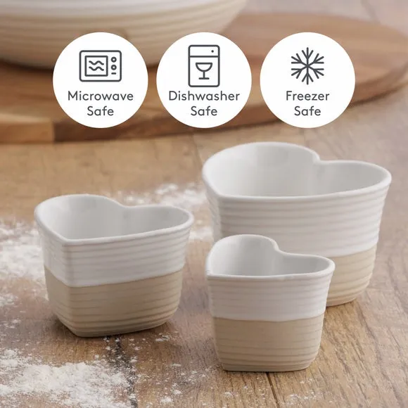 3-Piece Measuring Cup Set - Multicolor